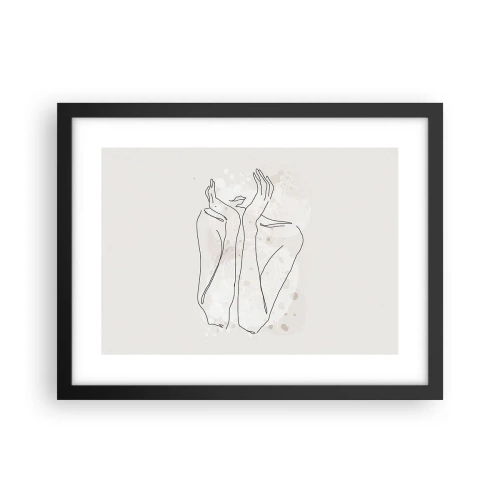 Poszter fehér keretben - Várva-várt pillanat - 40x30 cm