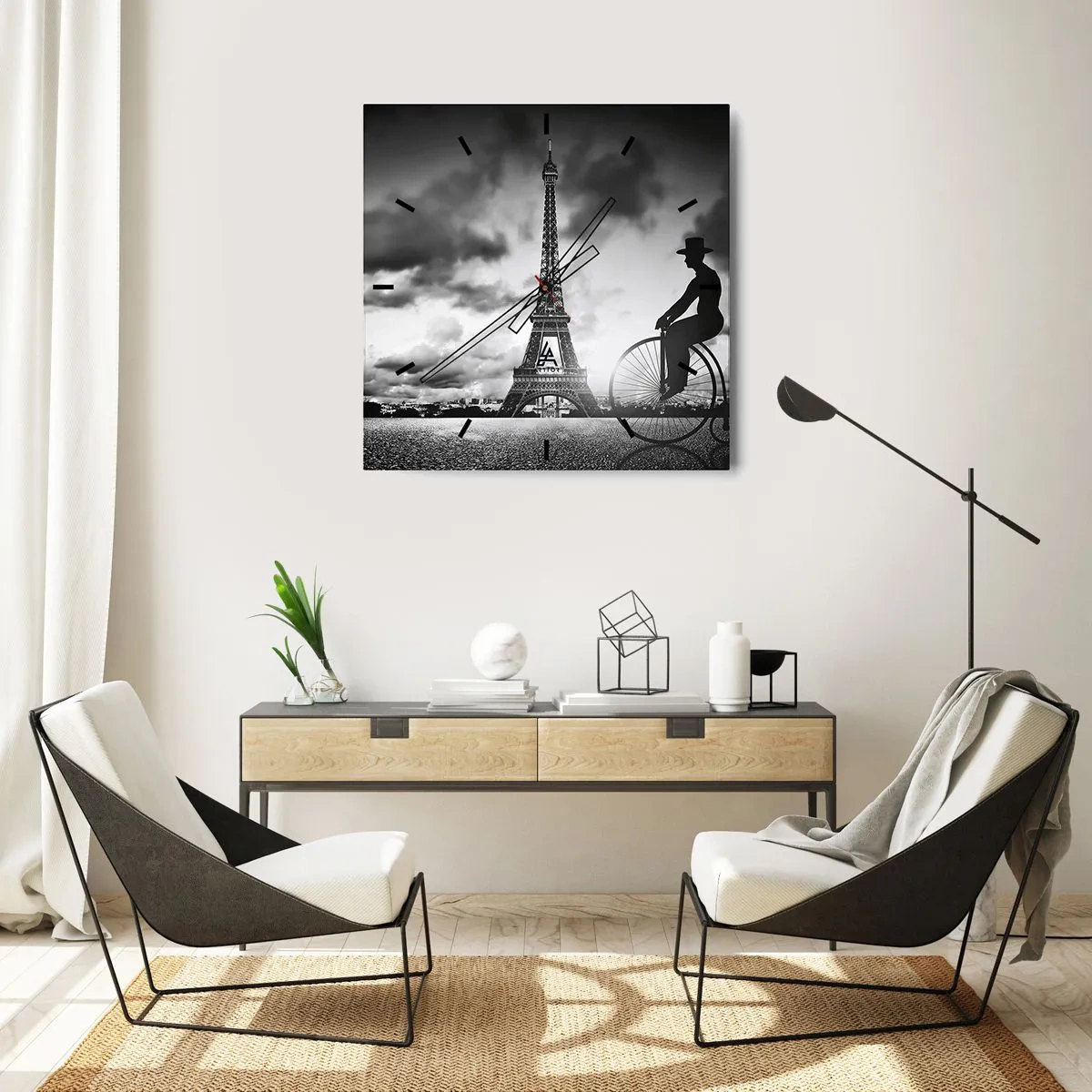 Falióra, Óra - Belle Epoque hiánya - 30x30 cm