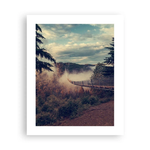 Poszter - Az őszi erdő felett - 40x50 cm