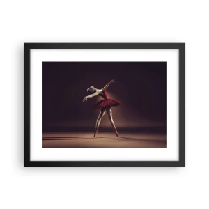 Poszter fehér keretben - Egy prima balerina - 40x30 cm