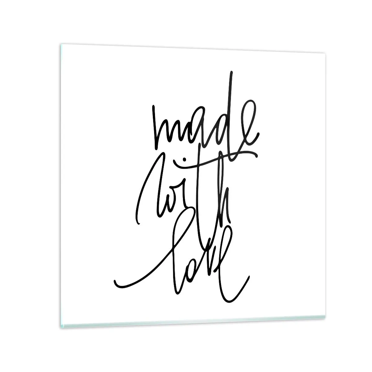 Üveg kép - A legjobb márka - 70x70 cm