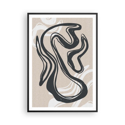 Poszter fehér keretben - Megsokszorozott kifejezés - 70x100 cm