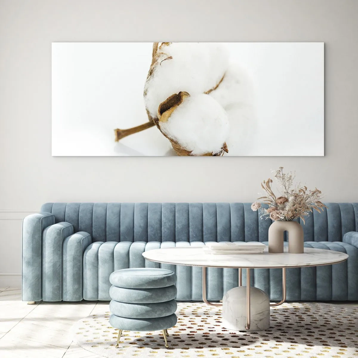 Üveg kép - Lágy természetű - 140x50 cm