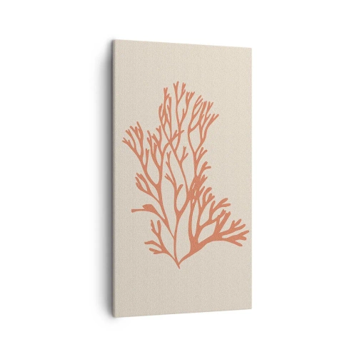 Vászonkép - Korall filigrán - 45x80 cm