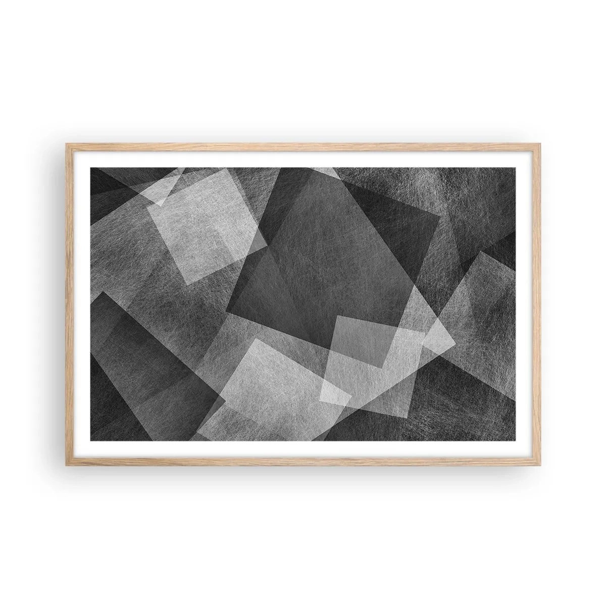 Poszter világos tölgy keretben - A tartósság és a rend örök szimbóluma - 91x61 cm