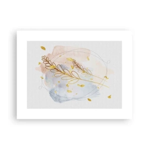 Poszter - Aranyszínű fuvallat - 40x30 cm