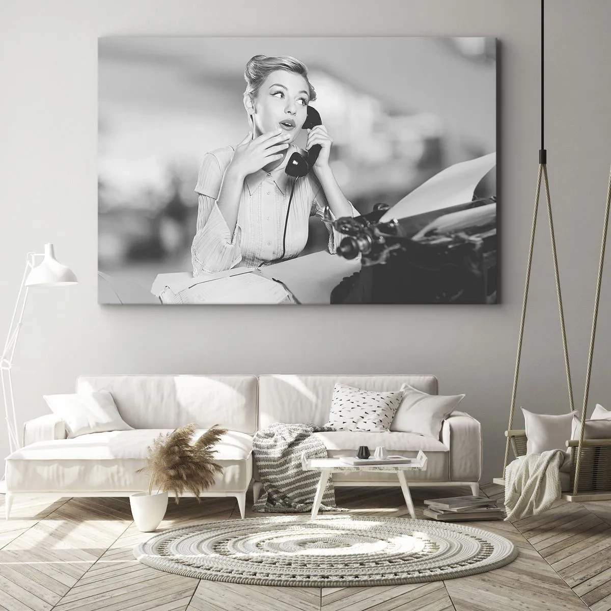 Vászonkép - Hello, itt az 50-es évek. - 120x80 cm