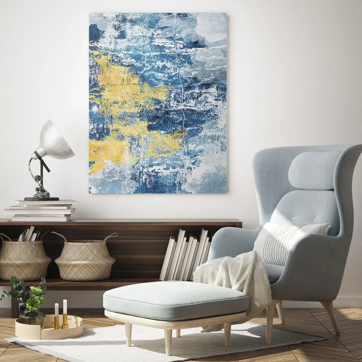 Üveg kép - Derűs absztrakció - 70x100 cm