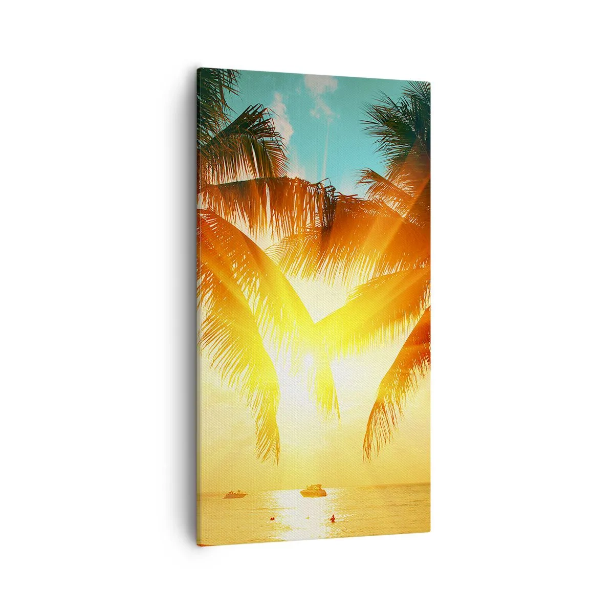 Vászonkép - Egzotikus pár - 55x100 cm