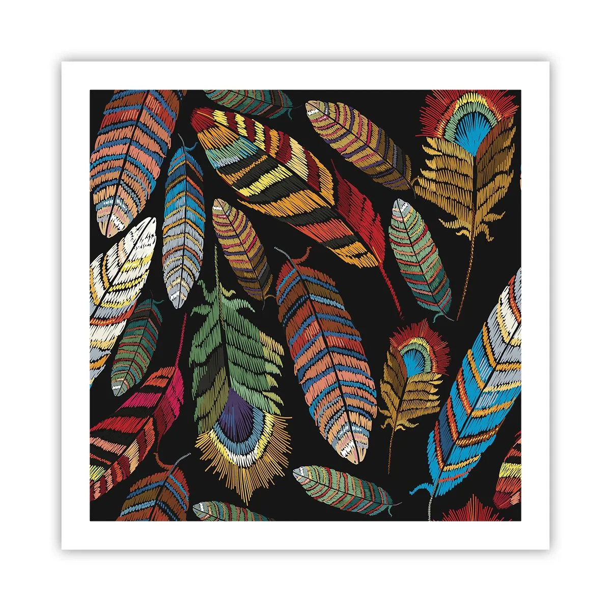 Poszter - A madárkarnevál - 60x60 cm