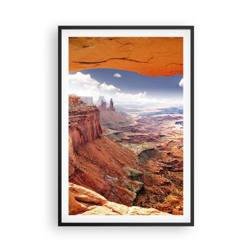 Poszter fehér keretben - Maga a természet faragta - 61x91 cm