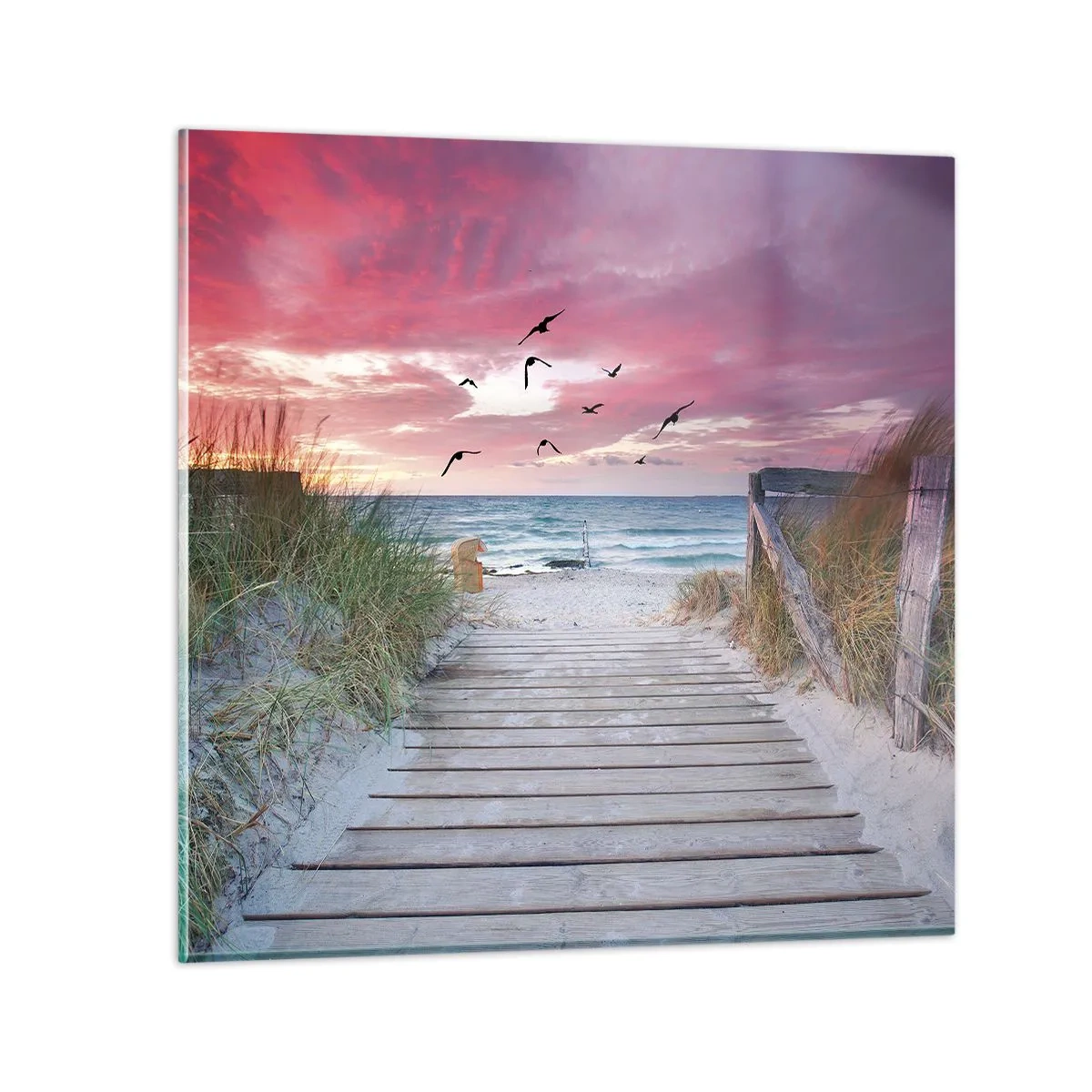 Üveg kép - Balti impresszió - 30x30 cm