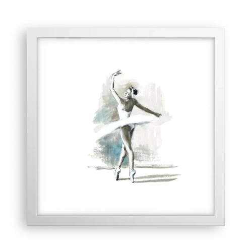 Poszter fekete keretben - Hattyúvá varázsolva - 30x30 cm