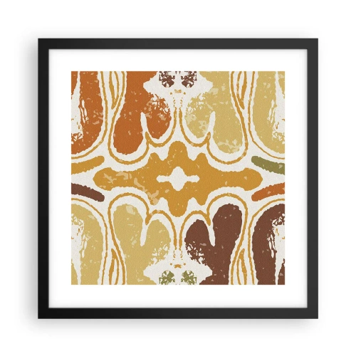 Poszter fehér keretben - Érzelmes absztrakció - 40x40 cm