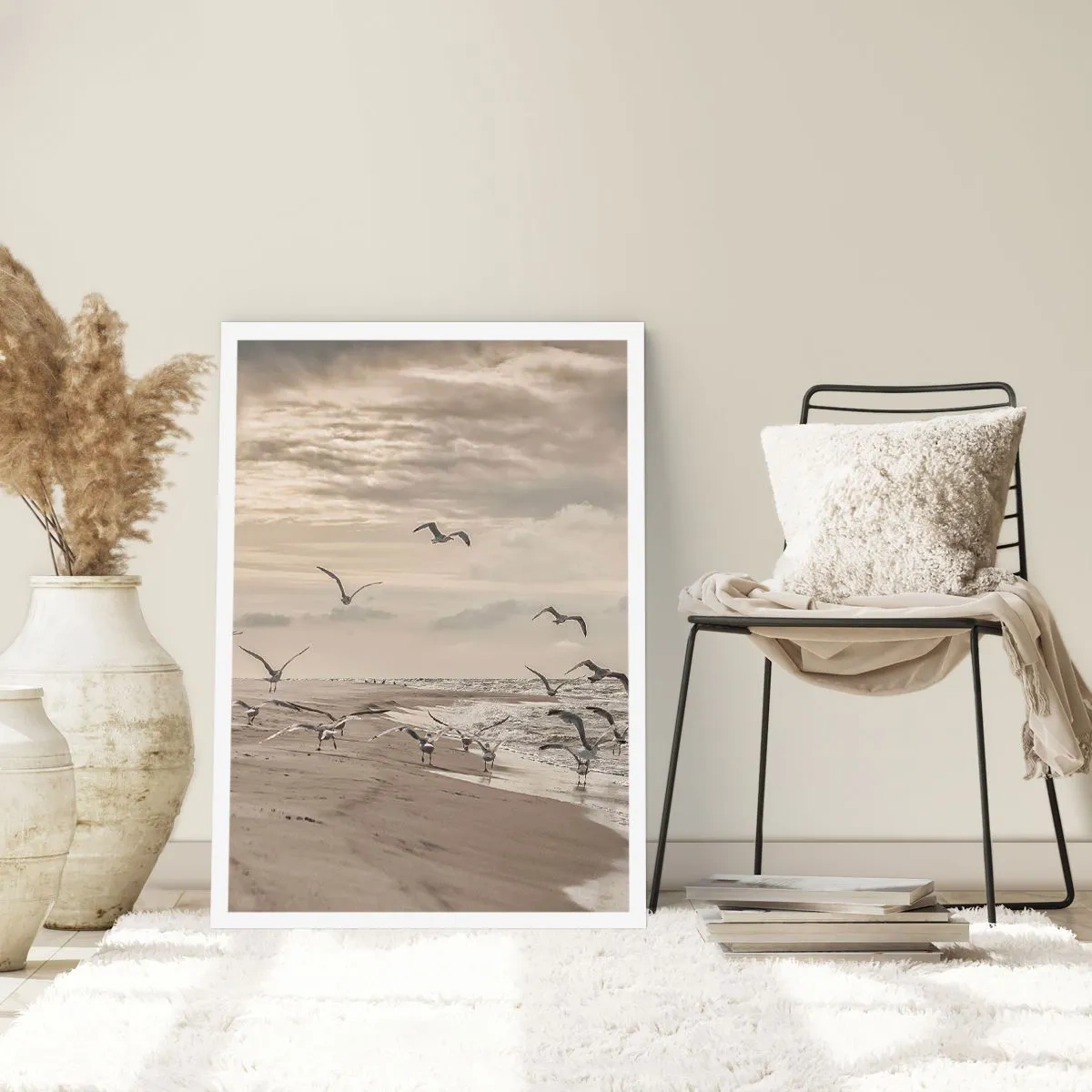 Poszter - A tenger hangja, a madarak éneke - 50x70 cm