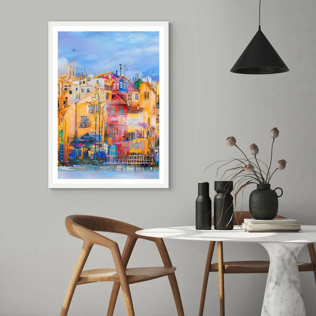 Poszter fekete keretben - Együtt vagyunk - 70x100 cm