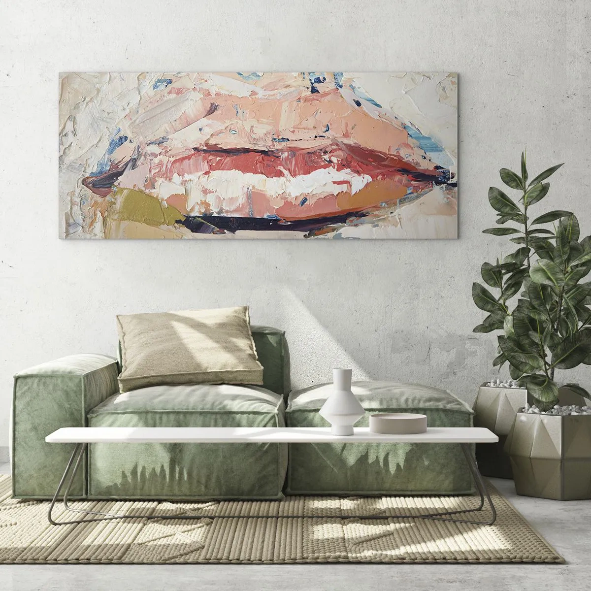 Üveg kép - Felébreszti az érzékeket - 120x50 cm