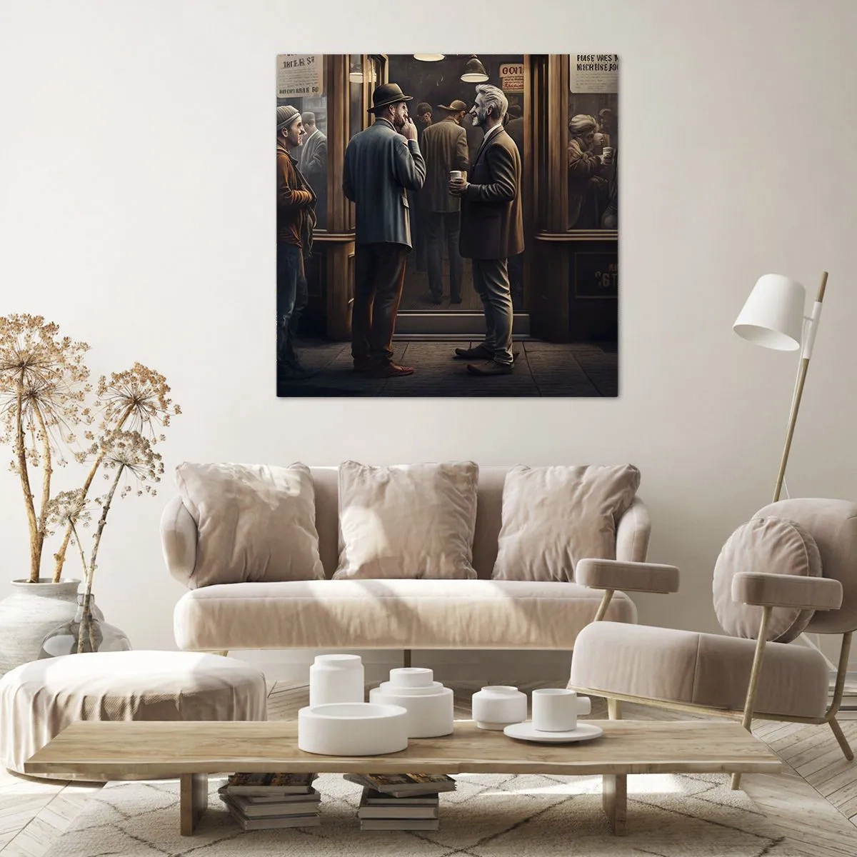 Vászonkép - A nap egy jó pillanata - 60x60 cm