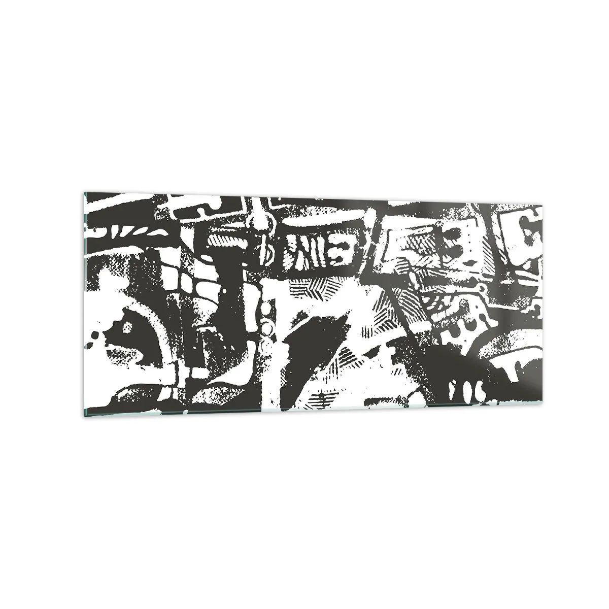 Üveg kép - Rend vagy káosz? - 120x50 cm