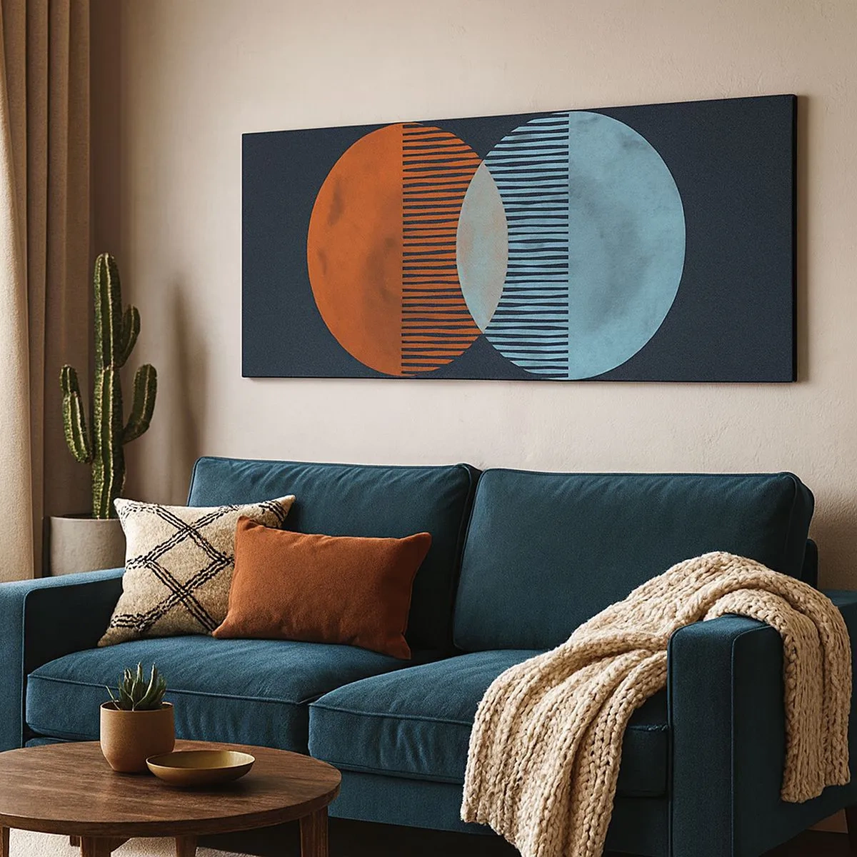 Vászonkép - Csillagászati fantázia - 100x40 cm