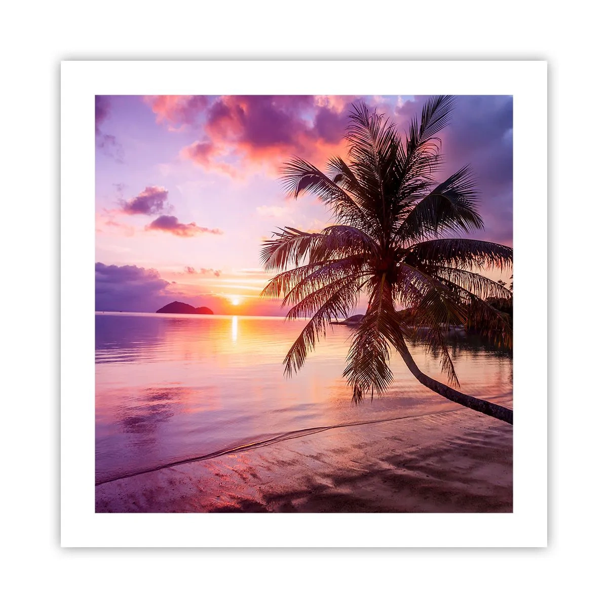 Poszter - Boldogság egészen a horizontig - 50x50 cm