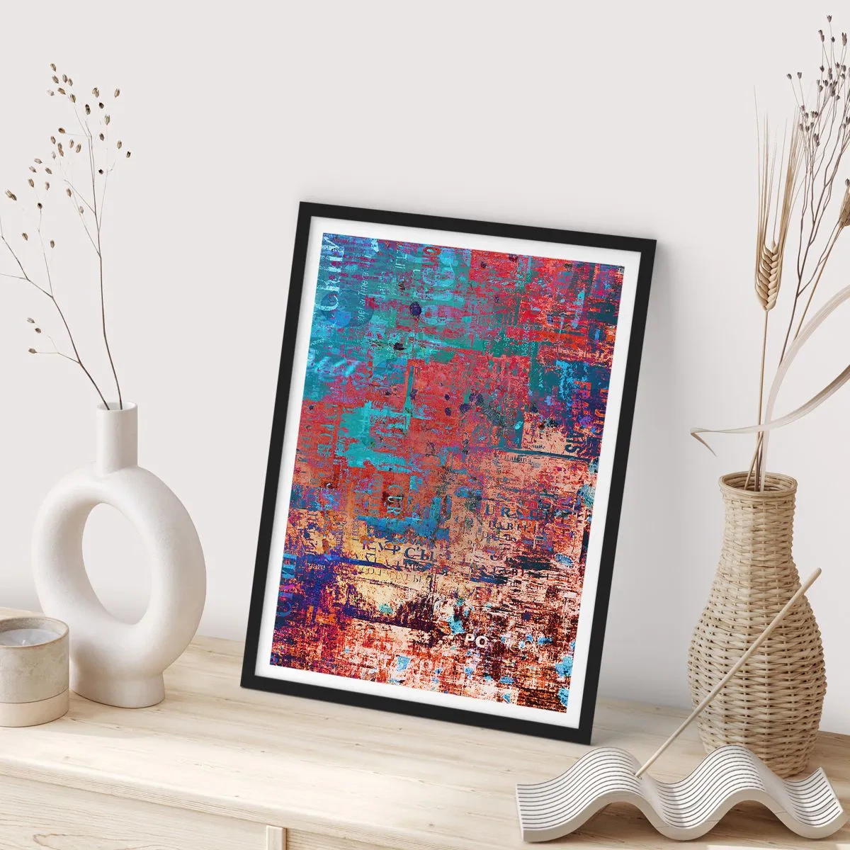 Poszter fehér keretben - Emlékezés és feledés - 61x91 cm