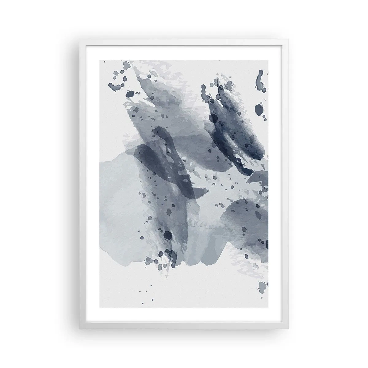 Poszter fekete keretben - A víz természetének tanulmánya  - 50x70 cm