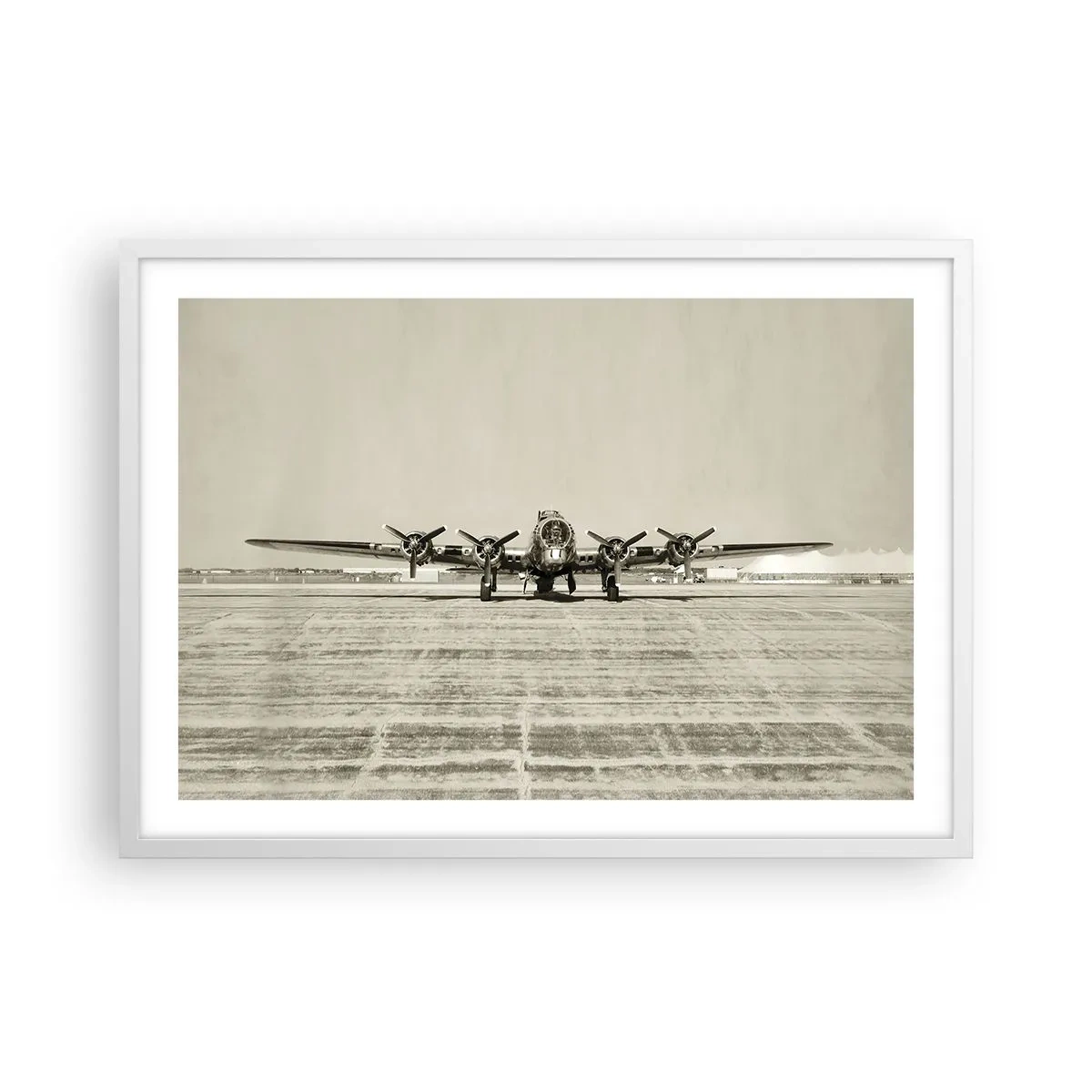 Poszter fekete keretben - Mint mindig készen - 70x50 cm