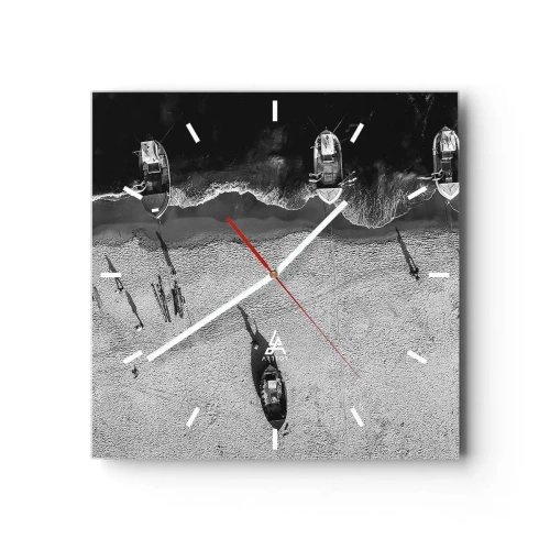 Falióra, Óra - Még mindig a parton... - 40x40 cm