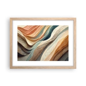 Poszter világos tölgy keretben - Változás előtti pillanat - 40x30 cm