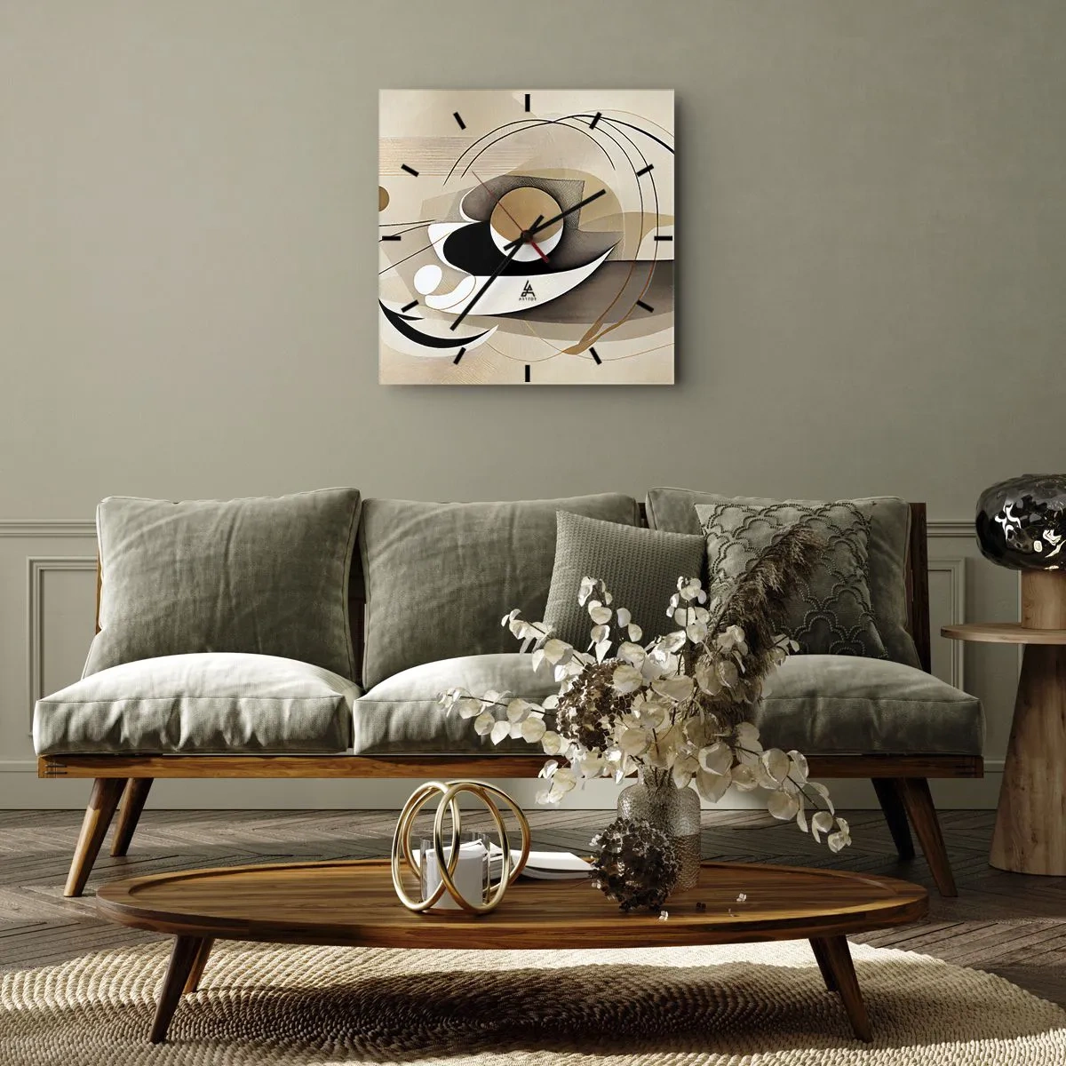 Falióra, Óra - Kompozíció: a dolgok lényege - 40x40 cm