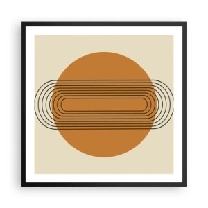 Poszter fehér keretben - Tökéletes terv - 60x60 cm