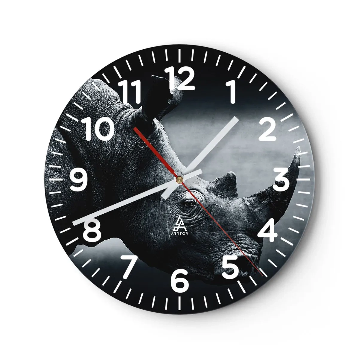 Falióra, Óra - Jobb profil - 30x30 cm