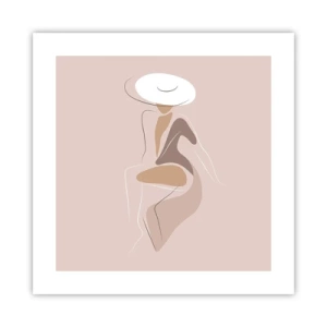 Poszter - Egy hölgynek lenni - 40x40 cm