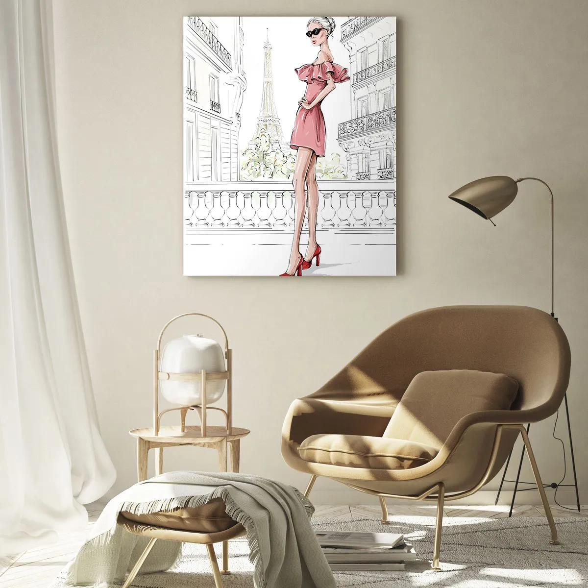 Üveg kép - Divatművészet - 80x120 cm