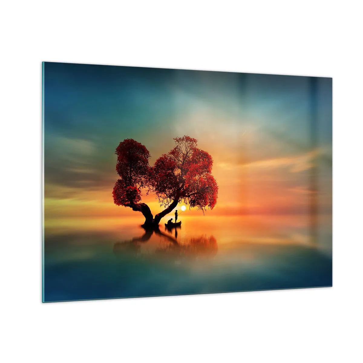 Üveg kép - A világtalanság csendje és az eltávoldotak - 100x70 cm