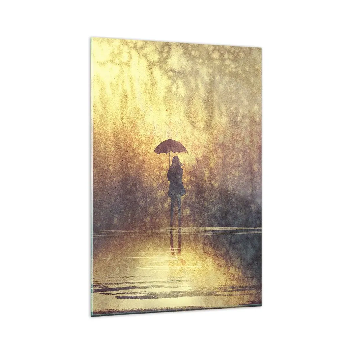 Üveg kép - Érzem, hogy valaki engem néz - 80x120 cm