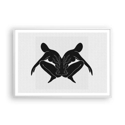 Poszter fekete keretben - Egy közös lélek - 100x70 cm