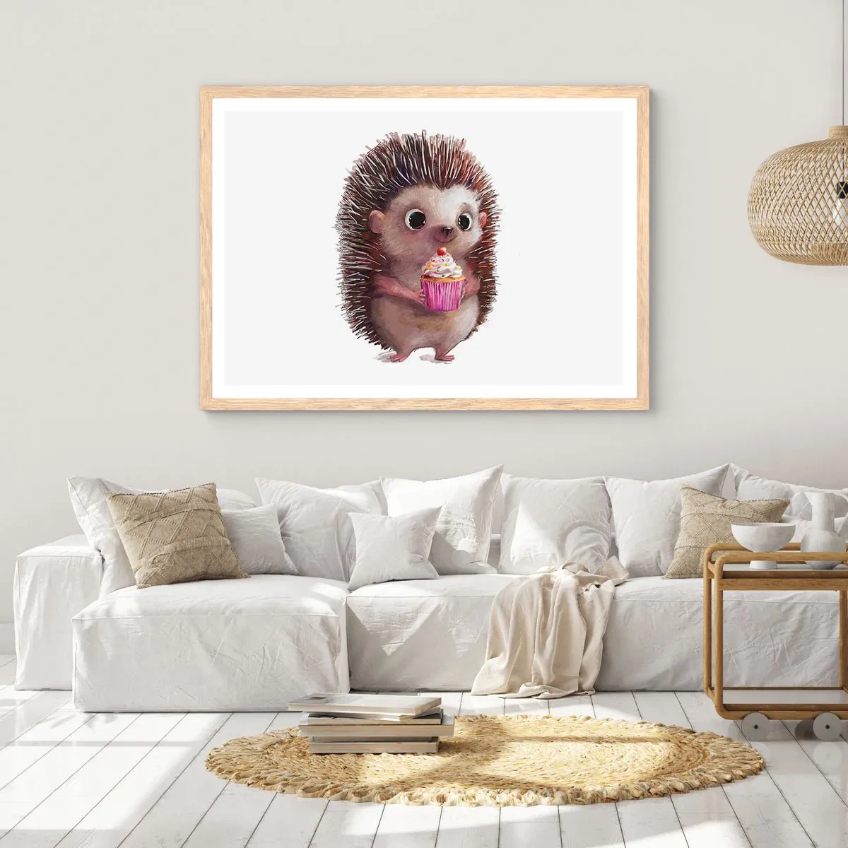 Poszter világos tölgy keretben - Ünnep van minden nap - 50x40 cm