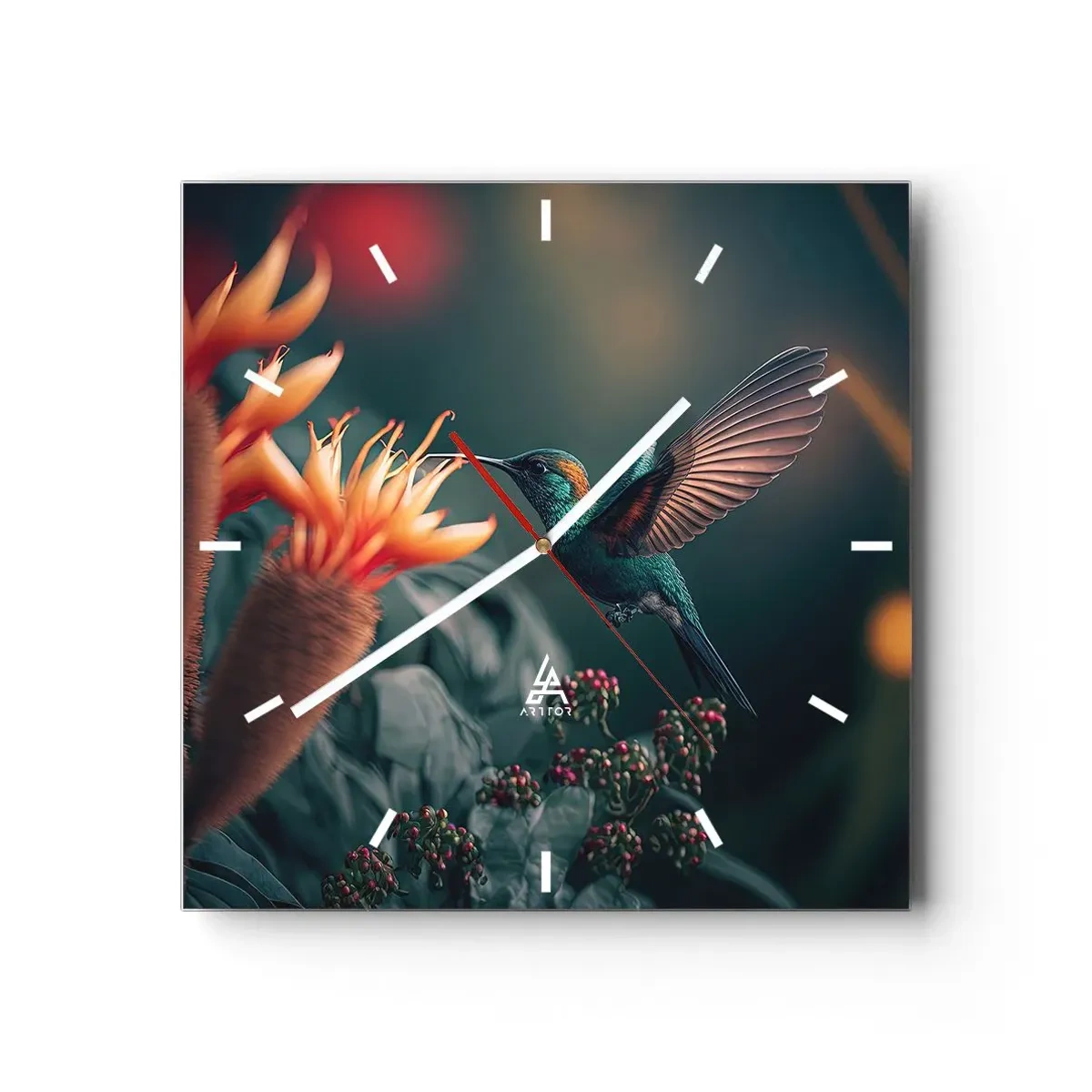 Falióra, Óra - Egy igazán színes élet - 40x40 cm