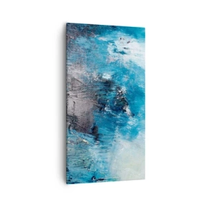 Vászonkép - Kék rapszódia - 55x100 cm