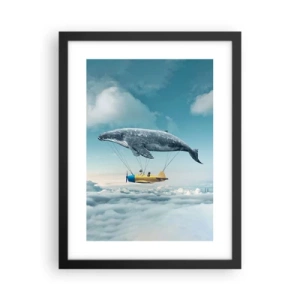 Poszter fehér keretben - Miért is ne? - 30x40 cm