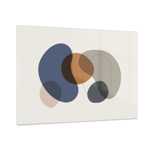 Üveg kép - Színek cseppjei - 100x70 cm