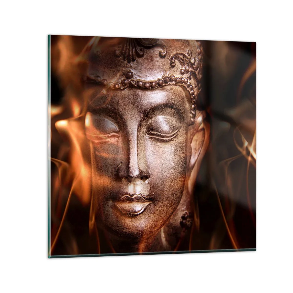 Üveg kép - Csak itt és most létezik - 60x60 cm