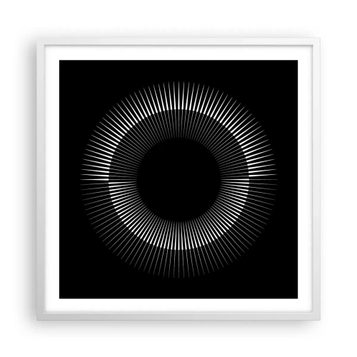 Poszter fekete keretben - Fekete Nap - 60x60 cm