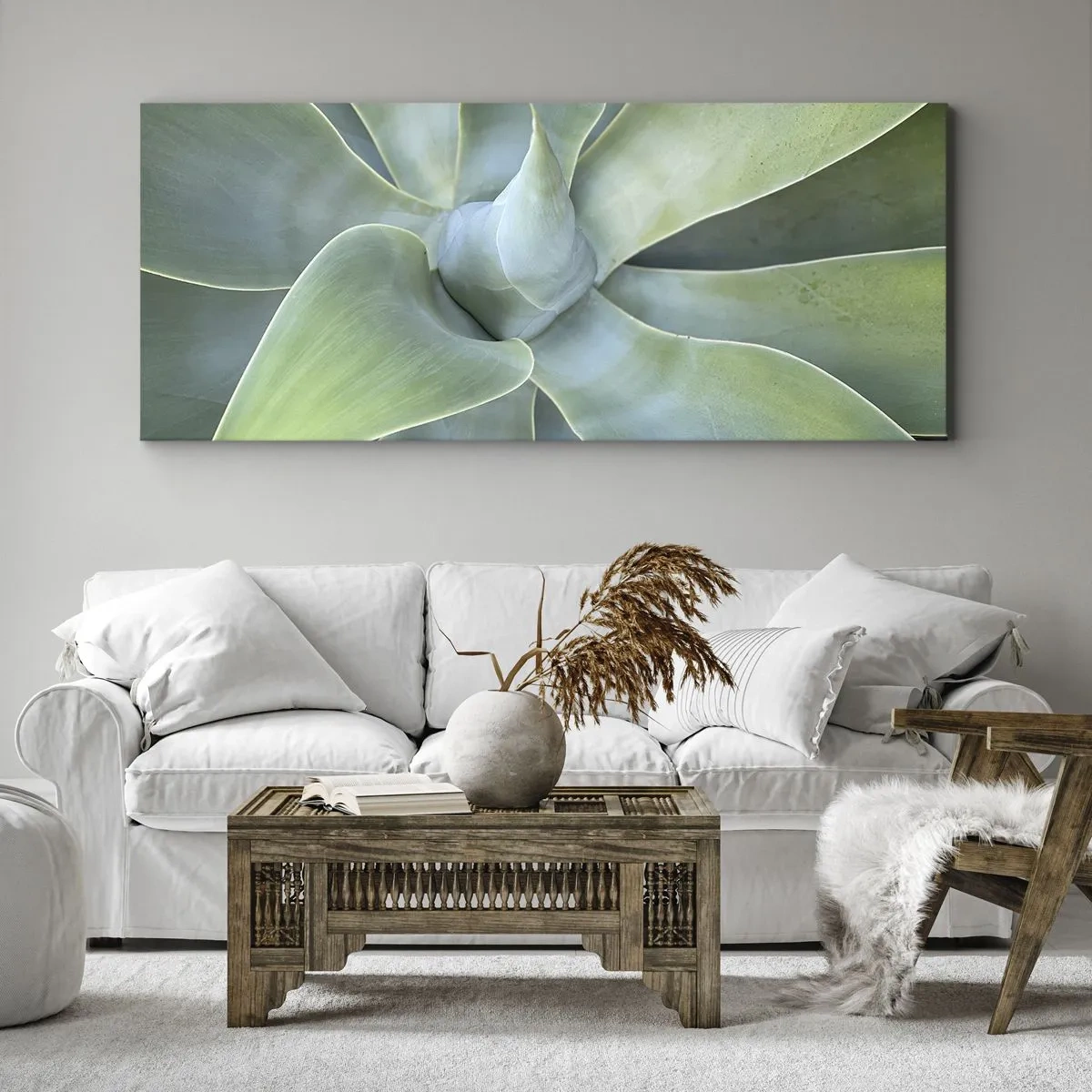 Vászonkép - A zöld születése - 100x40 cm