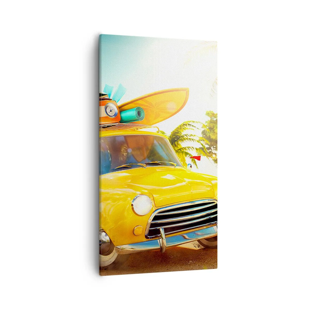 Vászonkép - Utazás több mosolyért - 55x100 cm