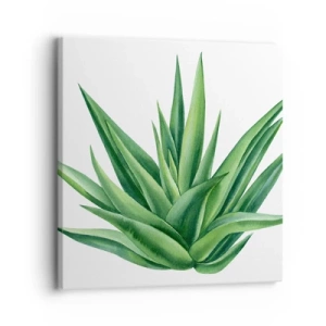 Vászonkép - Zöld - erő - élet - 30x30 cm