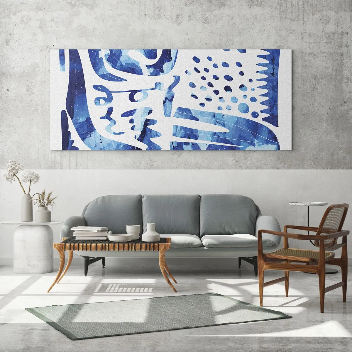 Üveg kép - Vissza a gyökerekhez - 140x50 cm