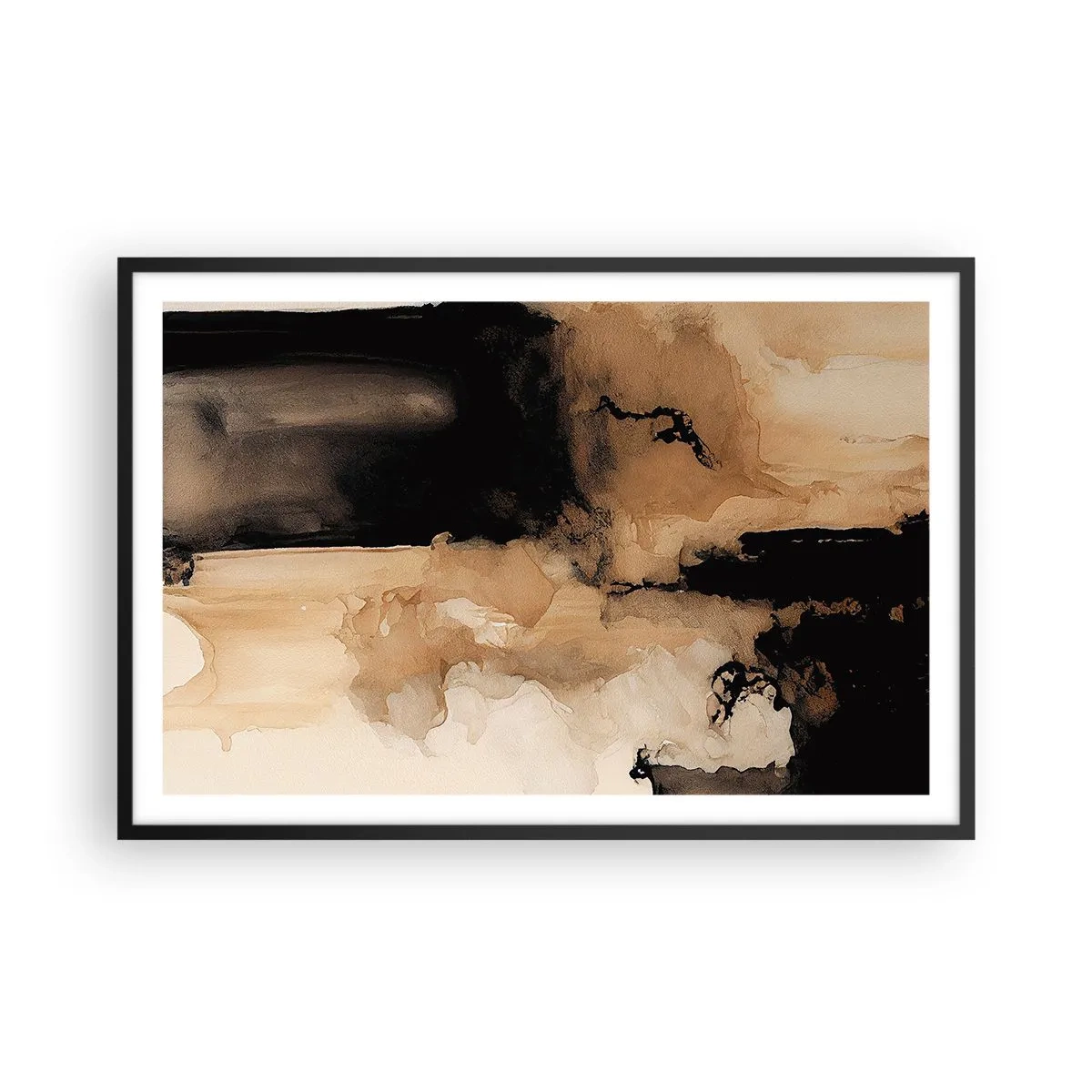Poszter fehér keretben - Egy érdekes absztrakció - 91x61 cm